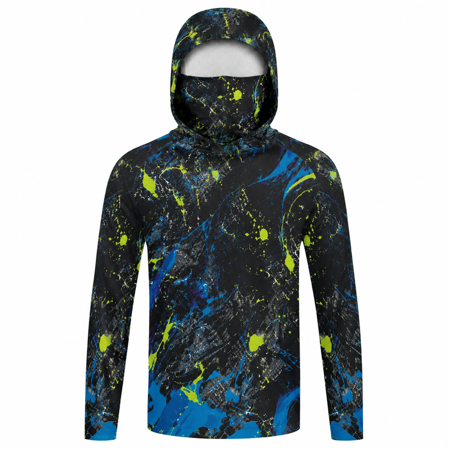 Fishing Shirt Uv Protection - Kemeja Pancing Lengan Panjang dengan Tudung,