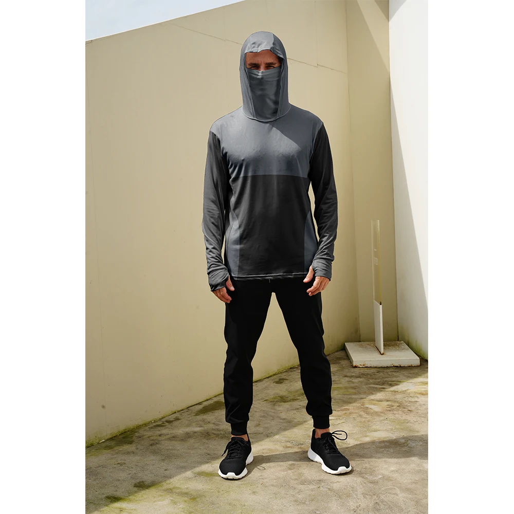 Fishing Mask Sun Protection - Jersey Memancing Lengan Panjang Berkerudung untuk