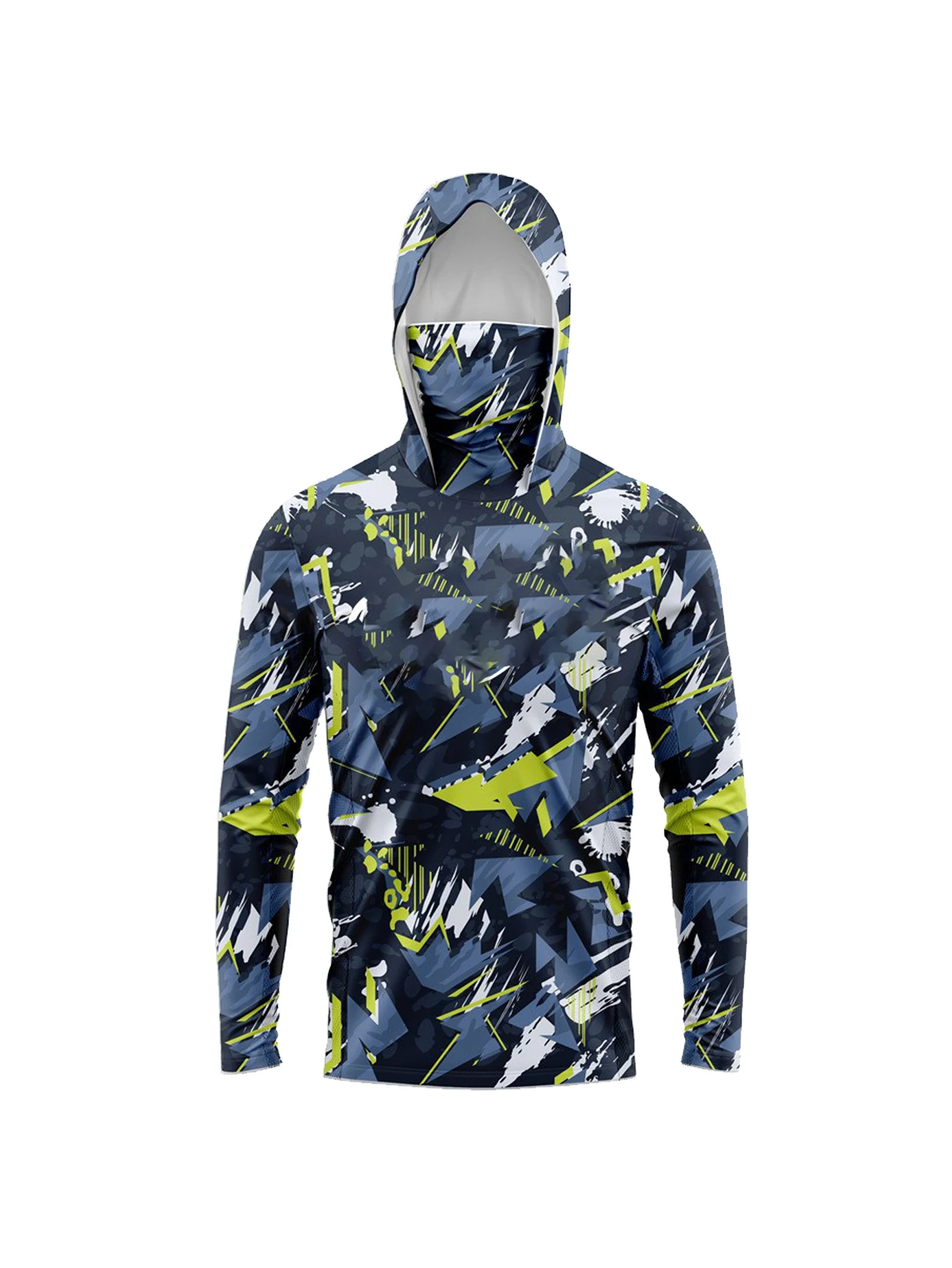 Jersey Memancing Lengan Panjan - Fishing Mask Sun Protection ulasan dan harga