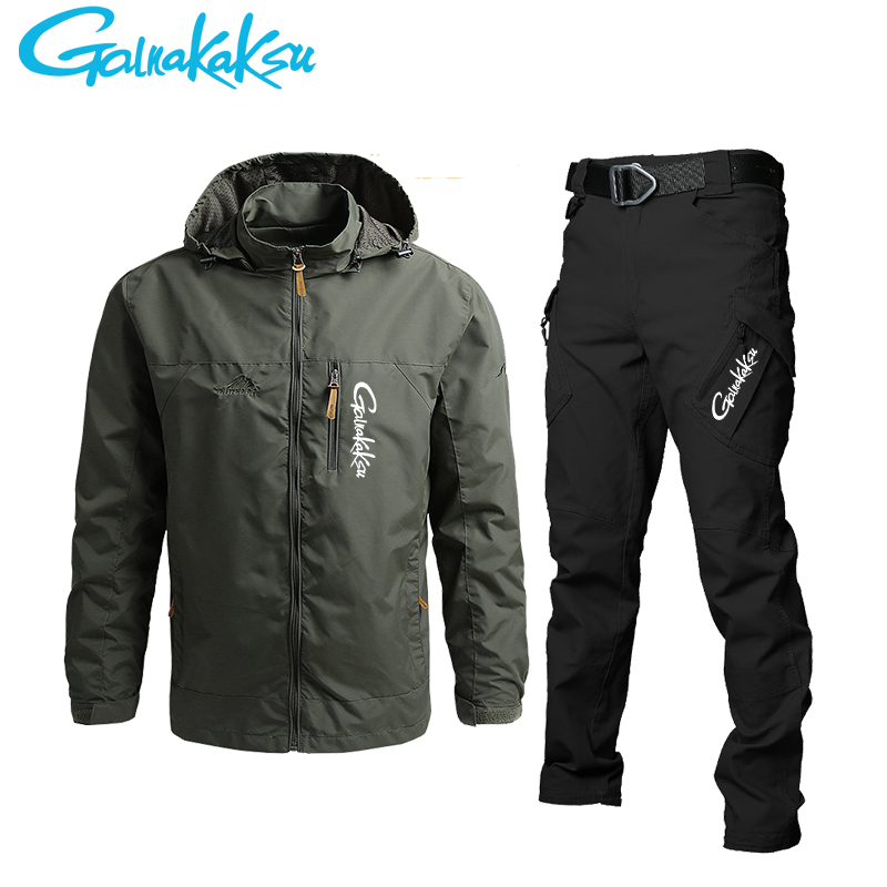 Setelan jaket Dan celana bertu - Fishing Rain Suit ulasan dan harga