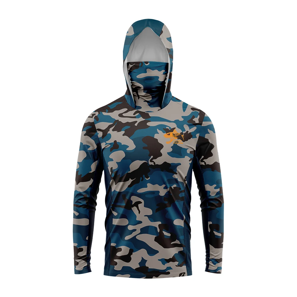 Hoodie Pancing dengan Motif Ka - Fishing Shirt Uv Protection ulasan dan harga
