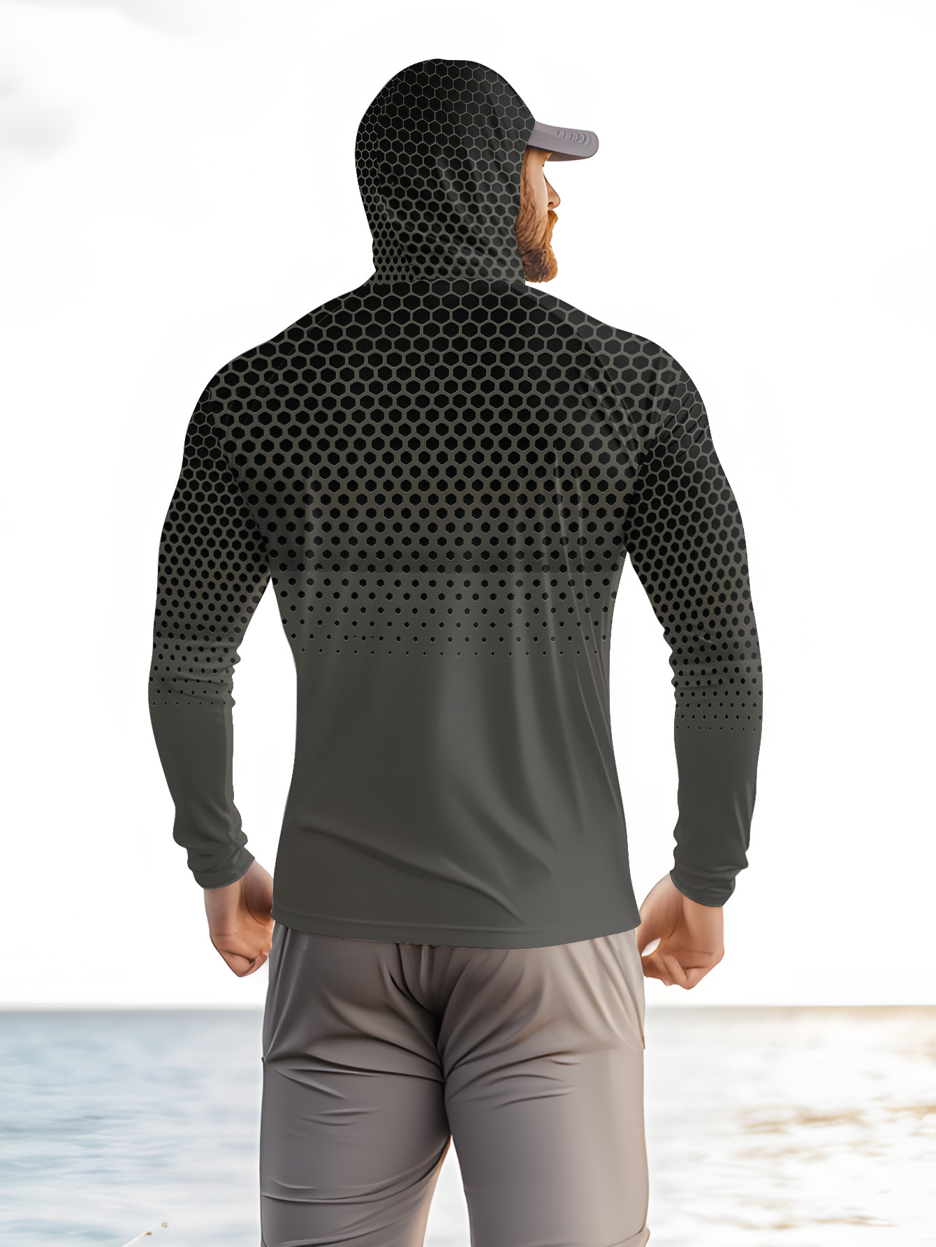Hoodie Pancing Pria untuk Musi - Fishing Mask Sun Protection ulasan dan harga