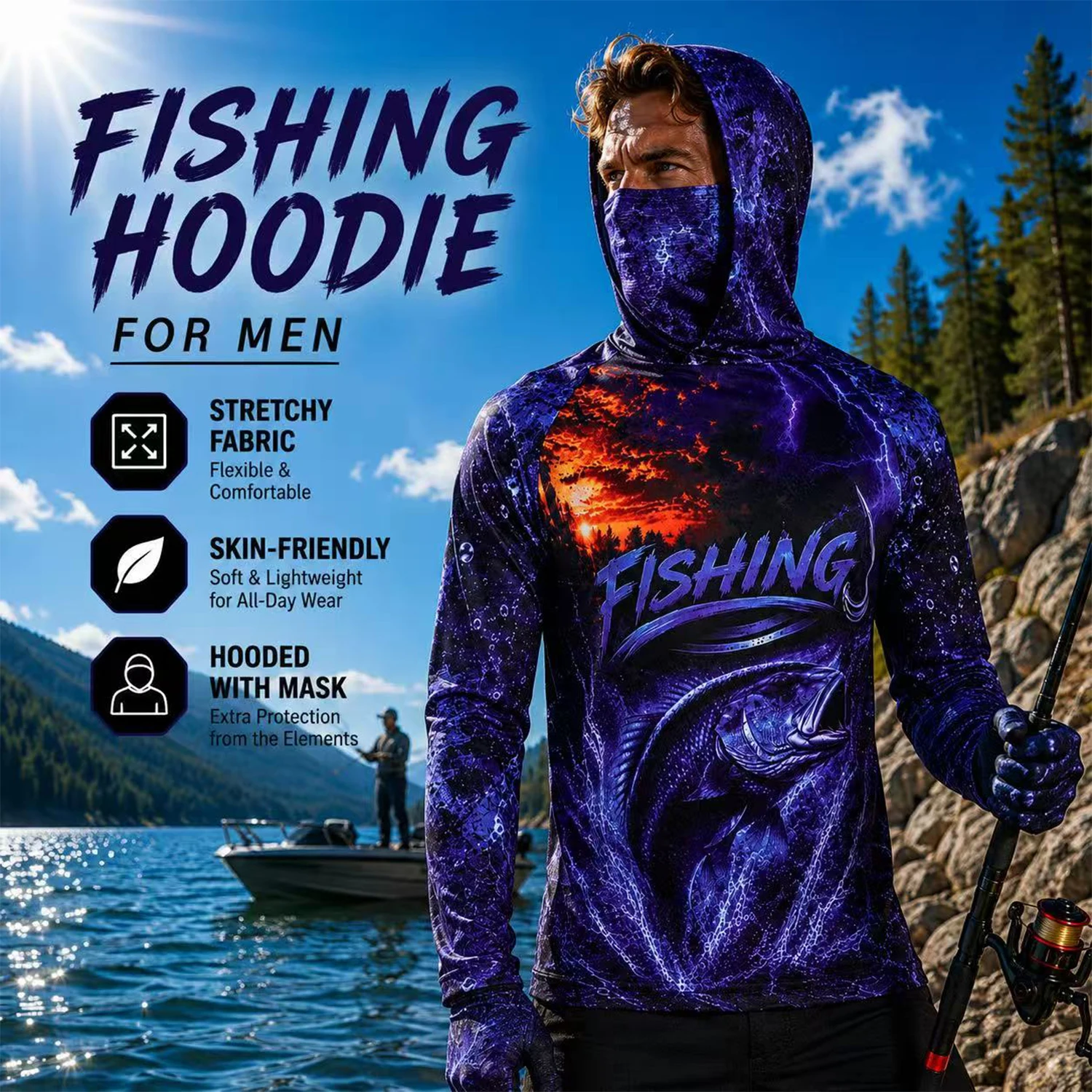 Kaos Pancing Lengan Panjang Be - Fishing Shirt Uv Protection ulasan dan harga