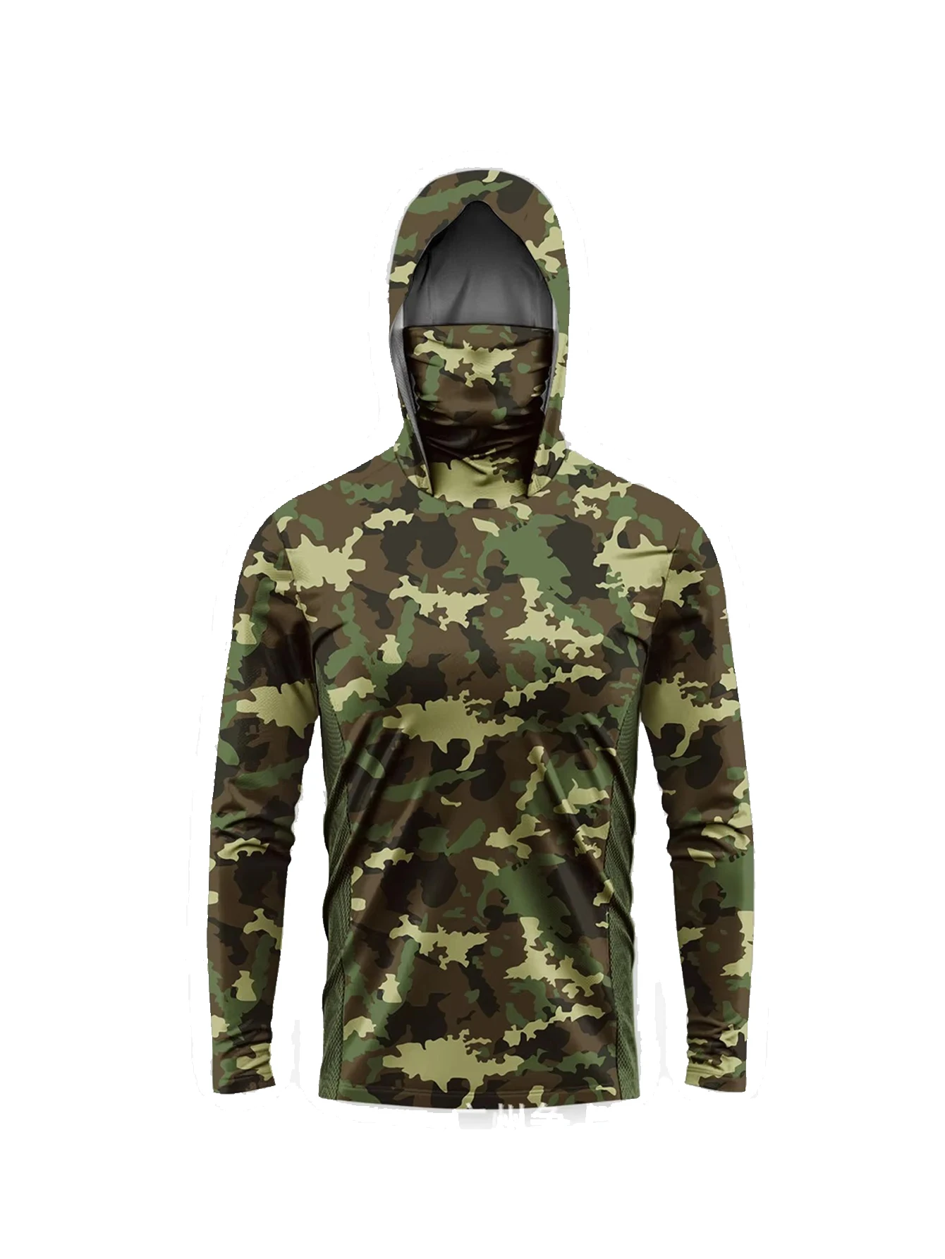 Kemeja Lengan Panjang Berkerud - Fishing Shirt Uv Protection ulasan dan harga
