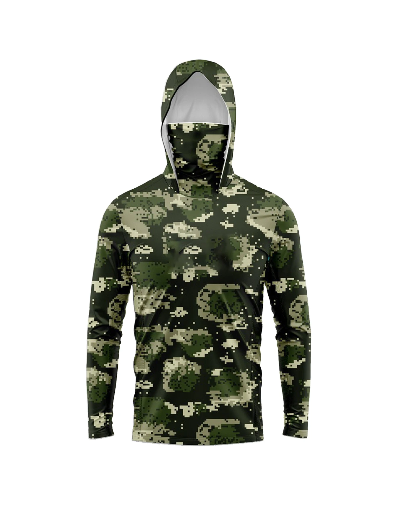 Kemeja Lengan Panjang Berkerud - Fishing Shirt Uv Protection ulasan dan harga