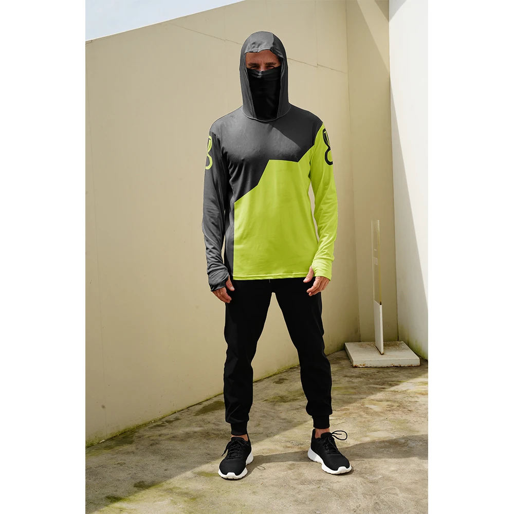 Jersey Memancing Lengan Panjan - Fishing Mask Sun Protection ulasan dan harga