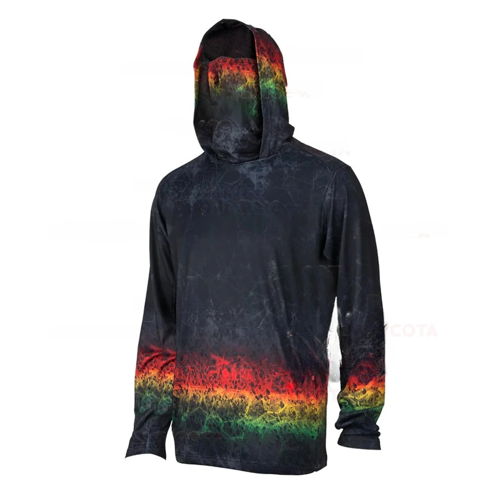 Kaos Hoodie Pancing Pria denga - Fishing Shirt Uv Protection ulasan dan harga